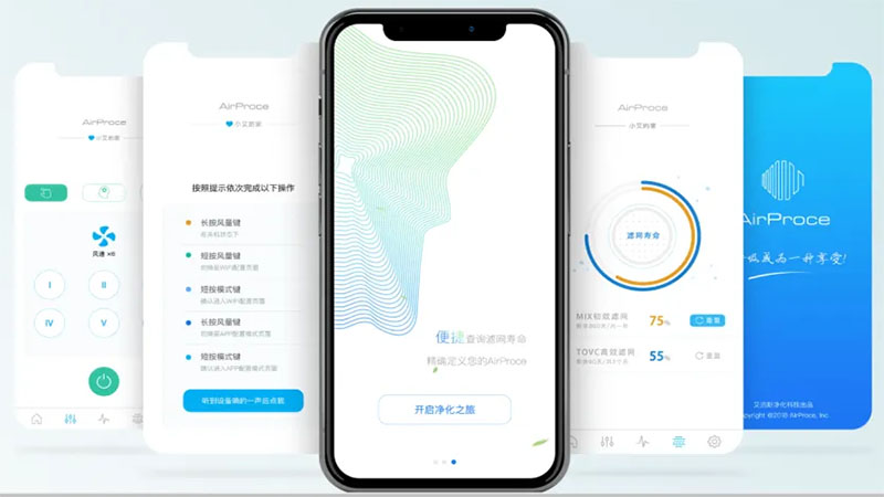 Máy lọc không khí ô tô AirProce AX90 - Hàng chính hãng