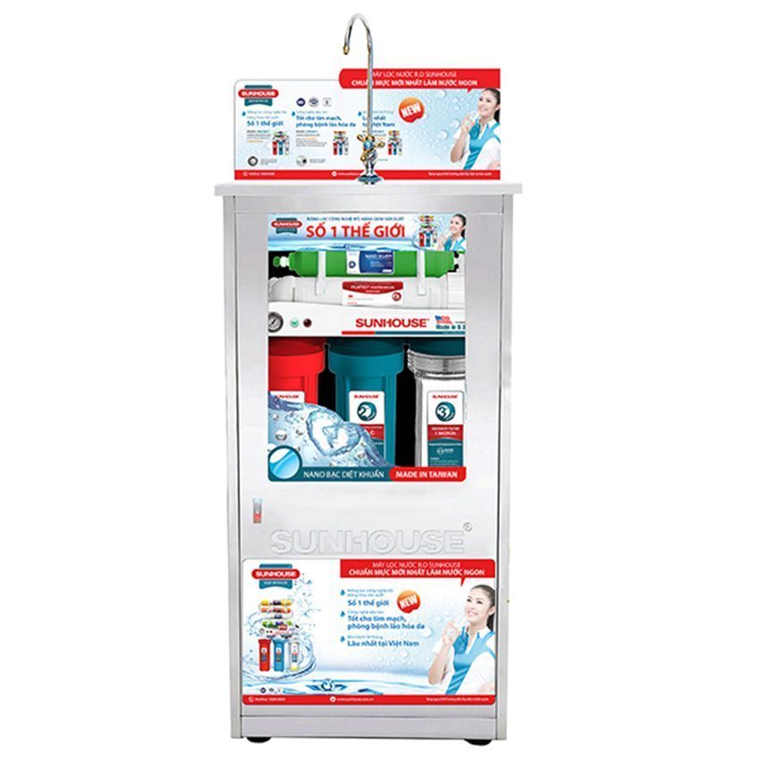 Máy lọc nước R.O 7 lõi lọc Sunhouse SHR8827B - Hàng chính hãng