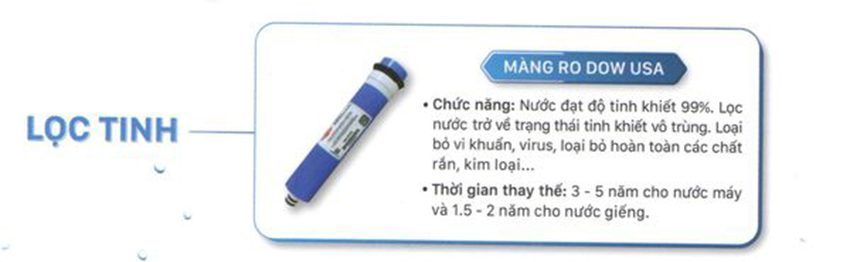 Máy lọc nước RO Daikio DKW-00008B - Hàng chính hãng