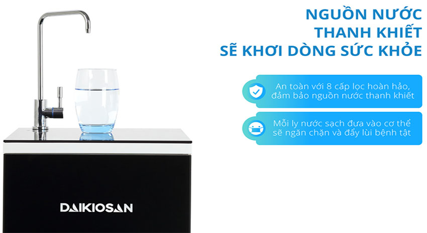 Máy lọc nước RO Daikiosan DSW-32008G - Hàng chính hãng