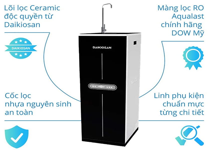 Máy lọc nước RO Daikiosan DSW-43010G - Hàng chính hãng
