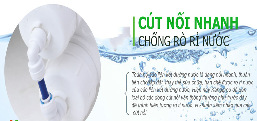 Máy lọc nước RO Hydrogen Kangaroo KG100HK - Hàng chính hãng