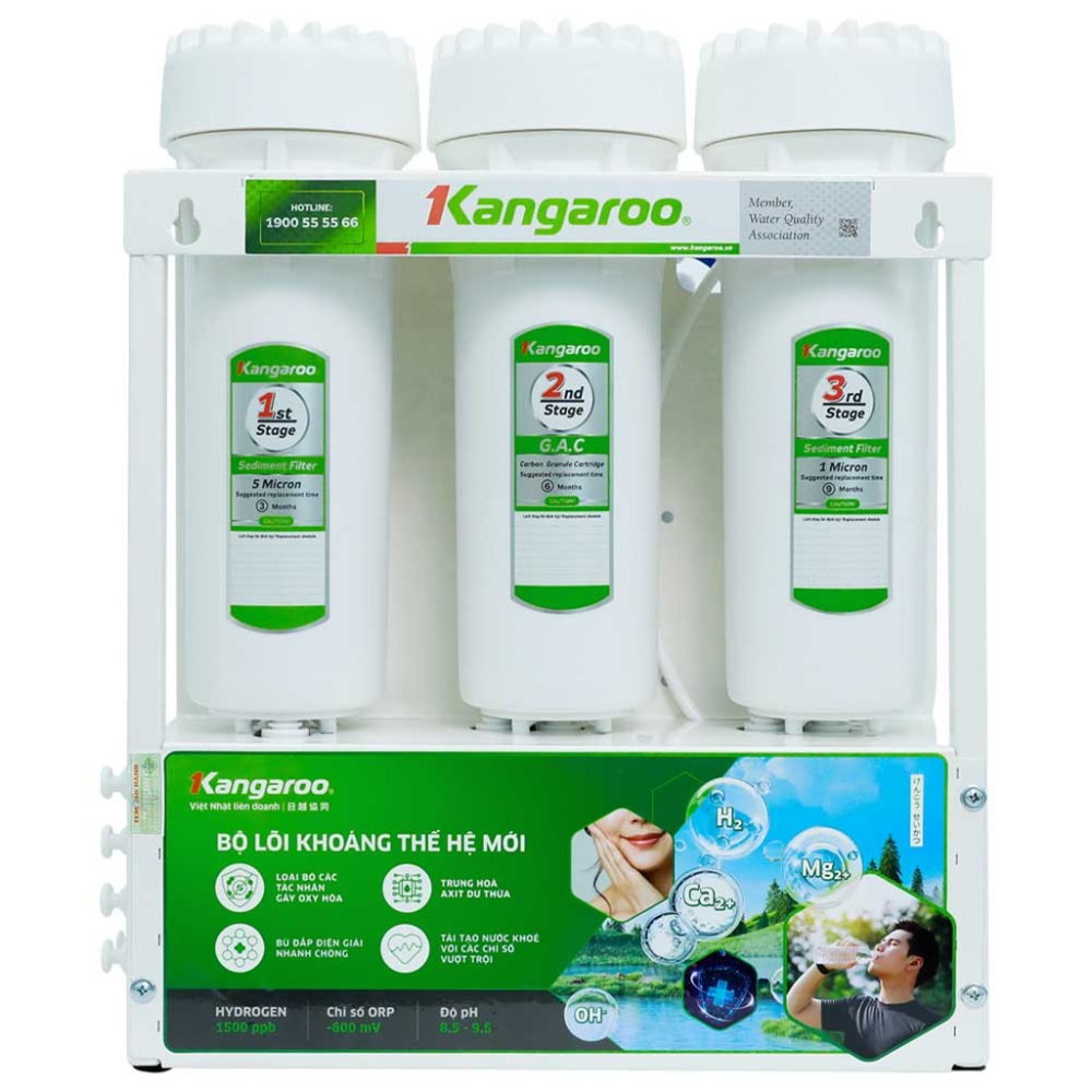 Máy lọc nước RO Hydrogen để gầm Kangaroo KGHP12K - Hàng chính hãng