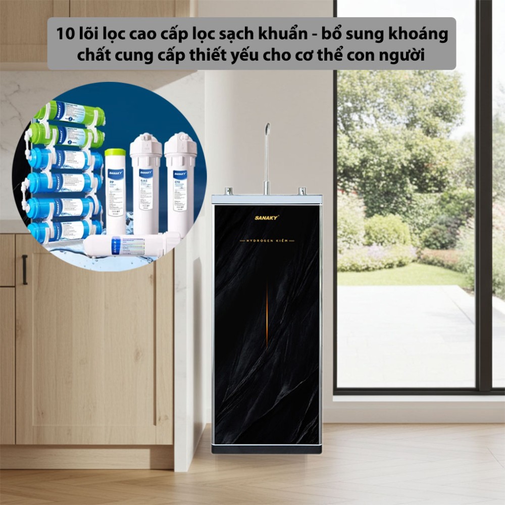 Máy lọc nước RO Hydrogen kiềm Sanaky SNK-E1HK007 - Hàng chính hãng