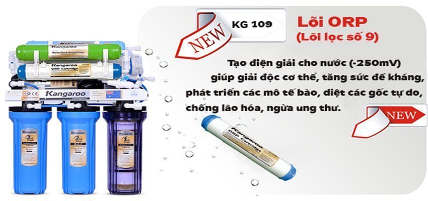 Máy lọc nước R.O Kangaroo KG109VTU - Hàng chính hãng