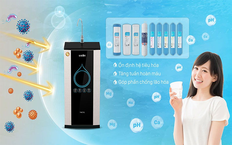 Máy lọc nước RO Karofi KSP90 - Hàng chính hãng