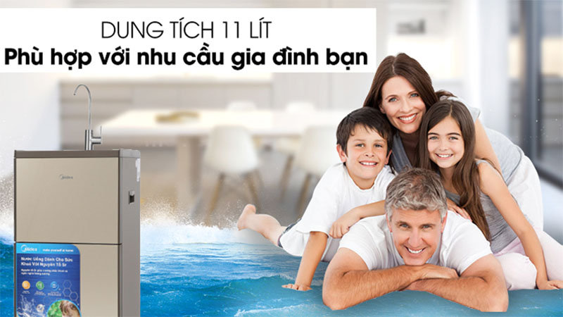 Máy lọc nước RO Midea MWP-S0820MR 8 lõi - Hàng chính hãng