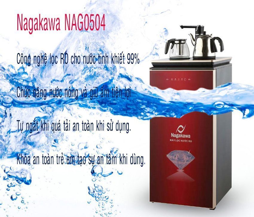 Máy lọc nước RO Nagakawa NAG0504  - Hàng chính hãng