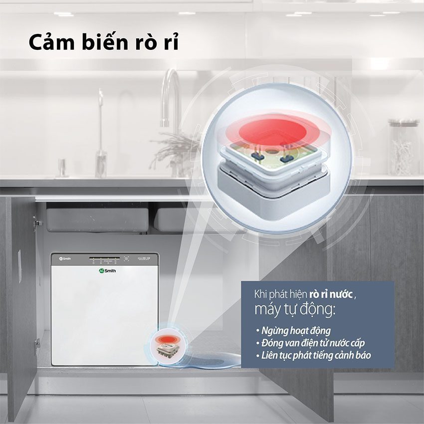 Máy lọc nước RO-Side Stream A.O.Smith K400 - Hàng chính hãng