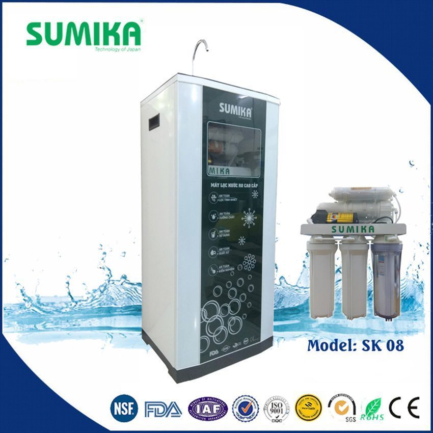 Máy lọc nước R.O 8 cấp lọc Sumika SK-08 - Hàng chính hãng