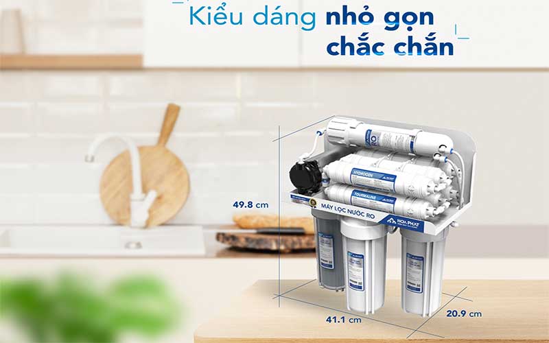 Máy lọc nước RO để gầm khung treo Hòa Phát HWU2A1022 - Hàng chính hãng