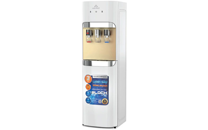 Máy lọc nước RO nóng nguội lạnh Hòa Phát HPN683 - Hàng chính hãng
