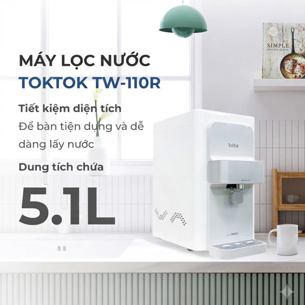 Máy lọc nước TokTok TW-110R - Hàng chính hãng