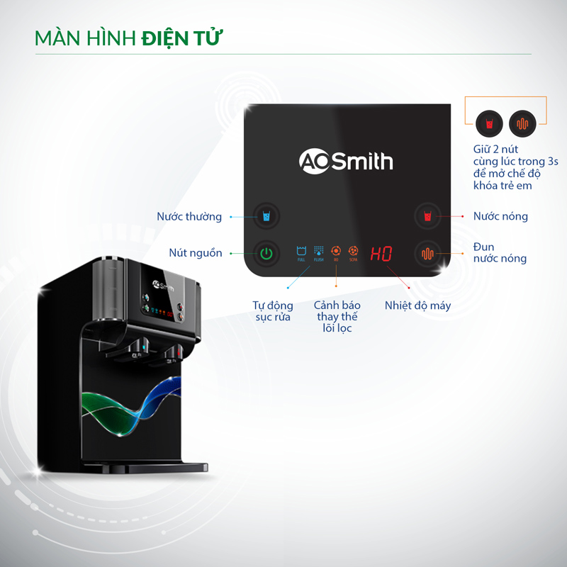 Máy lọc nước A. O. Smith ProPlanet P7 New - Hàng chính hãng
