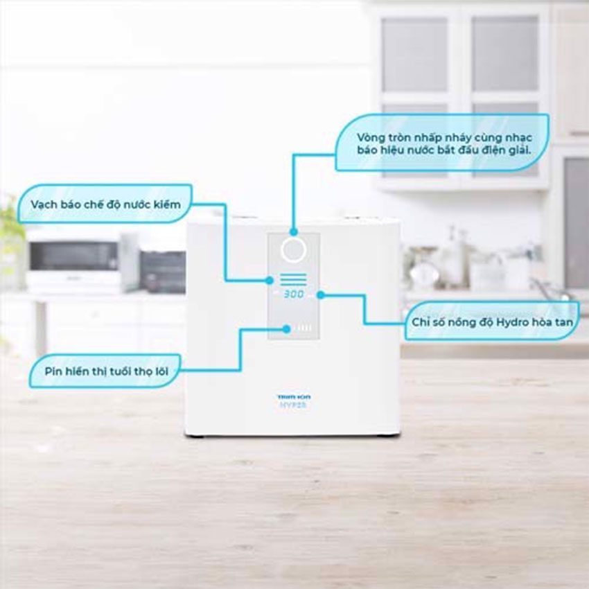 Máy lọc nước điện giải Ion kiềm giàu Trim Ion Hyper - Hàng chính hãng