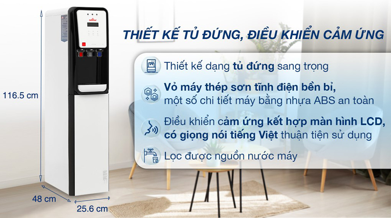 Máy lọc nước điện giải nóng nguội lạnh Robot UHC-6711 - Hàng chính hãng