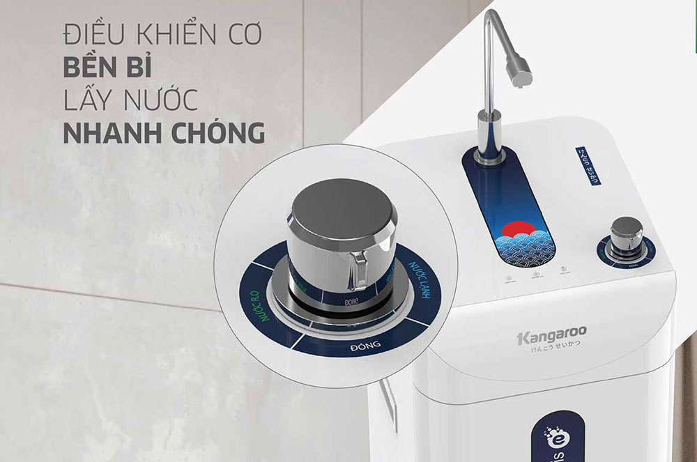 Máy lọc nước Kangaroo Hydrogen ion kiềm KG10A8ES - Hàng chính hãng