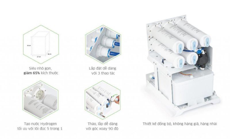 Máy lọc nước Kangaroo Hydrogen ion kiềm KG-Y1MED - Hàng chính hãng