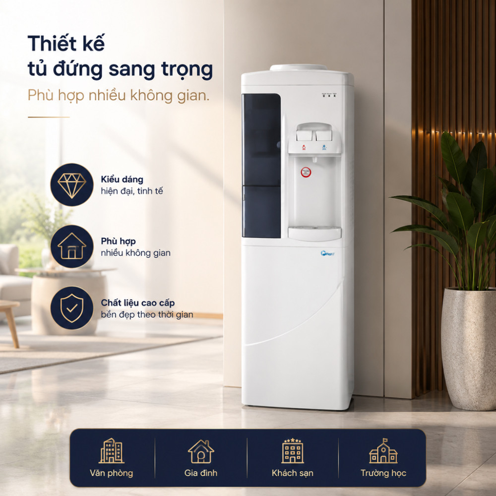 Máy lọc nước nóng lạnh Alpha G3-LUXURY - Hàng chính hãng