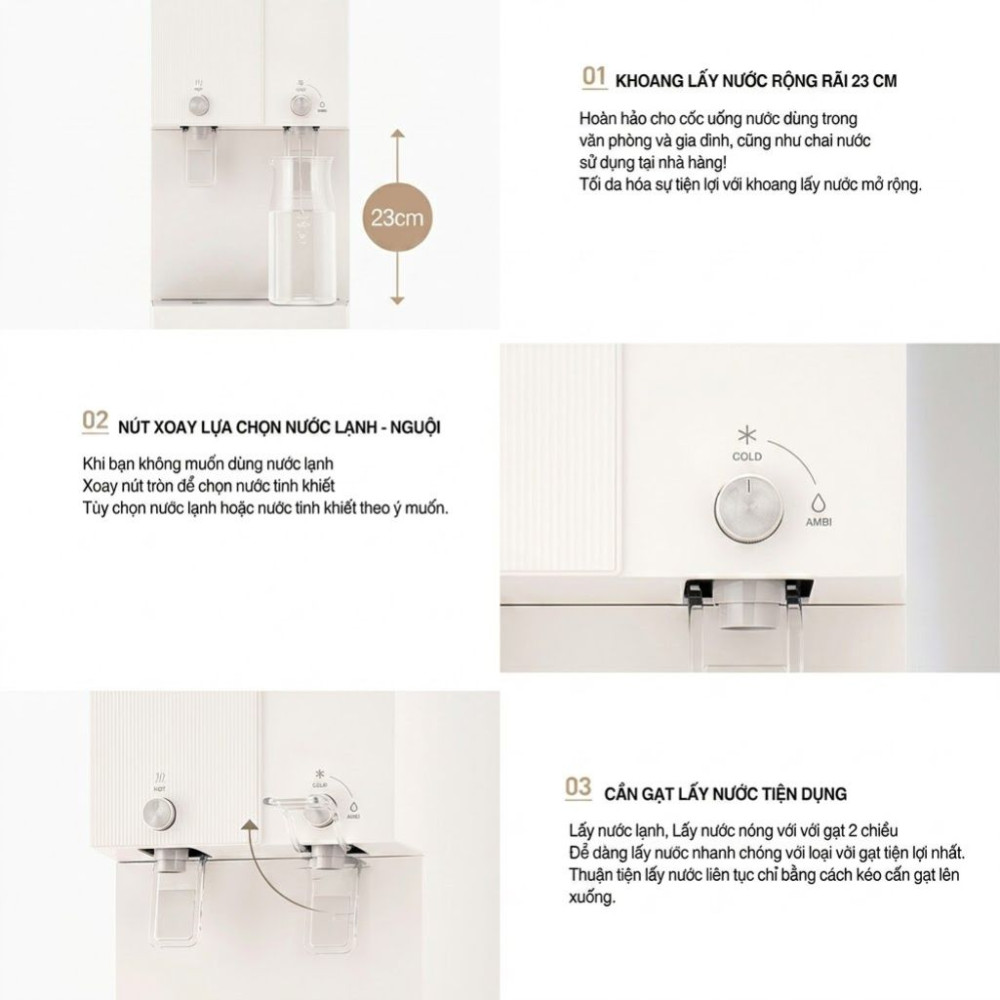 Máy lọc nước nóng lạnh ChungHo TOTA GWP-50S90010M - Hàng chính hãng