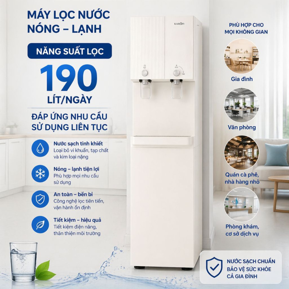 Máy lọc nước nóng lạnh ChungHo TOTA GWP-50S90010M - Hàng chính hãng