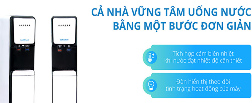 Máy lọc nước nóng lạnh Daikiosan DSW-40506C - Hàng chính hãng