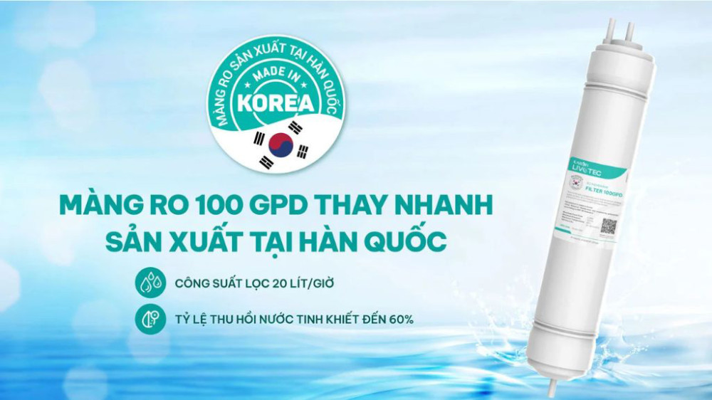 Máy lọc nước nóng nguội Karofi LIVOTEC 615S	  - Hàng chính hãng