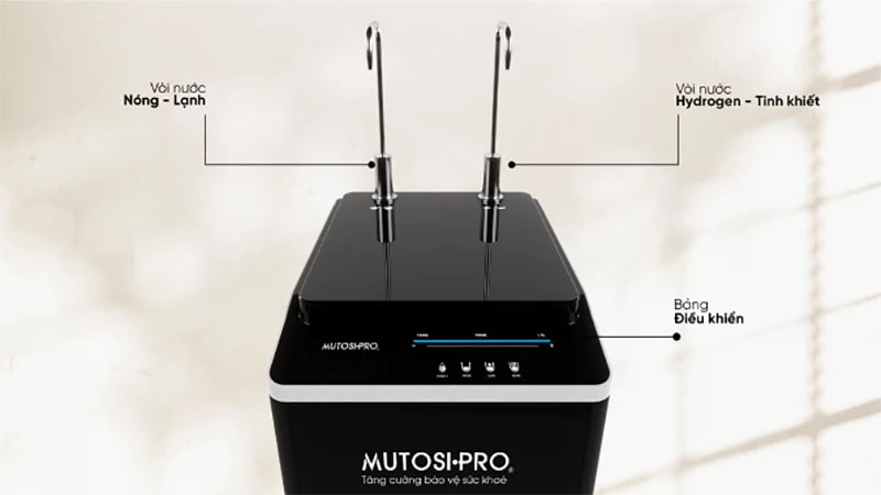 Máy lọc nước nóng lạnh Mutosi Hydrogen Pro Plus ion kiềm MP-F081-HC2H5 - Hàng chính hãng