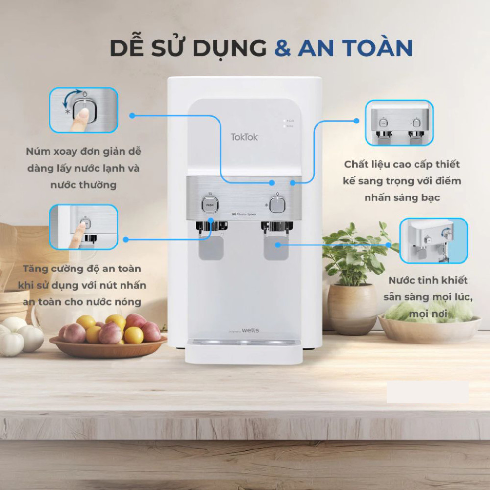 Máy lọc nước nóng lạnh TokTok TW-071 - Hàng chính hãng