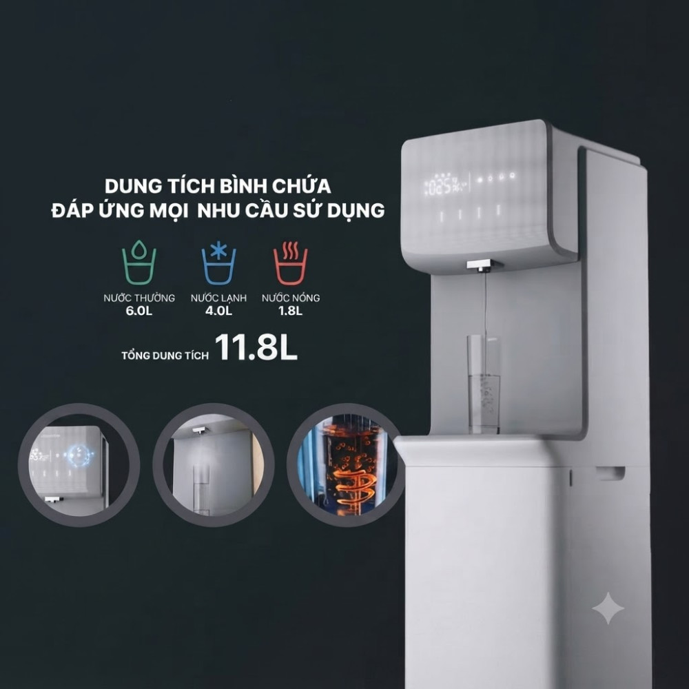 Máy lọc nước nóng lạnh TokTok TW-871 - Hàng chính hãng