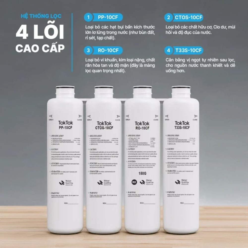 Máy lọc nước nóng lạnh TokTok TW-871 - Hàng chính hãng