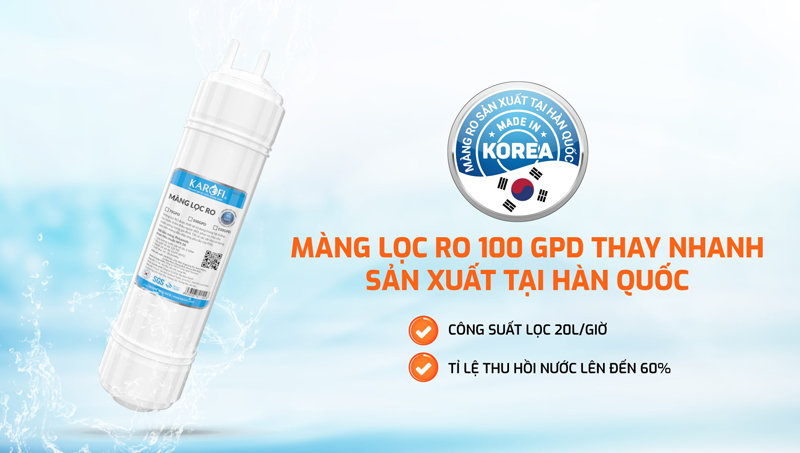 Máy lọc nước nóng lạnh Karofi Livotec LVT-628 - Hàng chính hãng