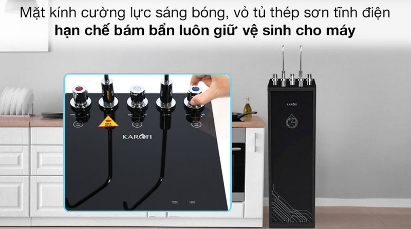 Máy lọc nước nóng lạnh Karofi KAD-D66S - Hàng chính hãng