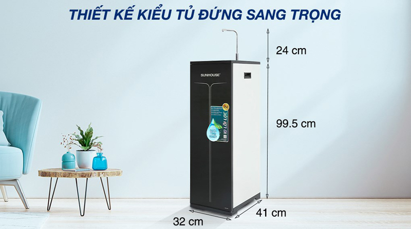 Máy lọc nước RO Sunhouse SHA88113K  - Hàng chính hãng
