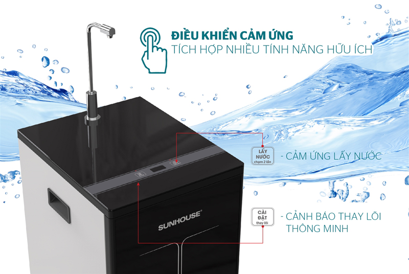 Máy lọc nước RO Sunhouse SHA88113K  - Hàng chính hãng