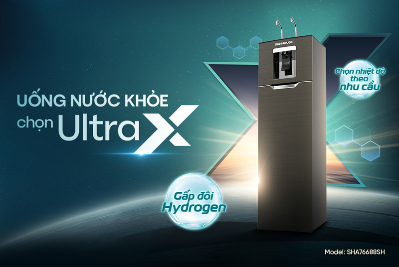 Máy lọc nước RO UltraX Sunhouse SHA76688SH - Hàng chính hãng