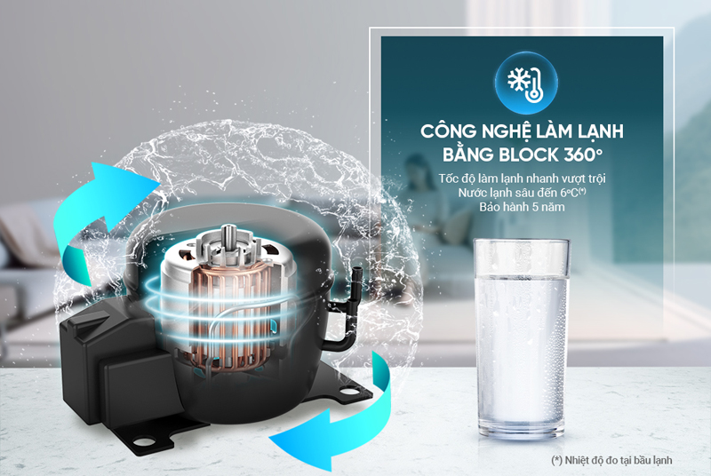 Máy lọc nước RO nóng nguội lạnh Sunhouse UltraX SHA76601S - Hàng chính hãng
