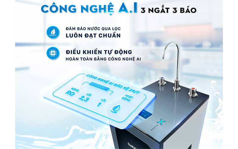 Máy lọc nước từ trường nóng nguội Daikiosan X-Guard DSW-36211M - Hàng chính hãng