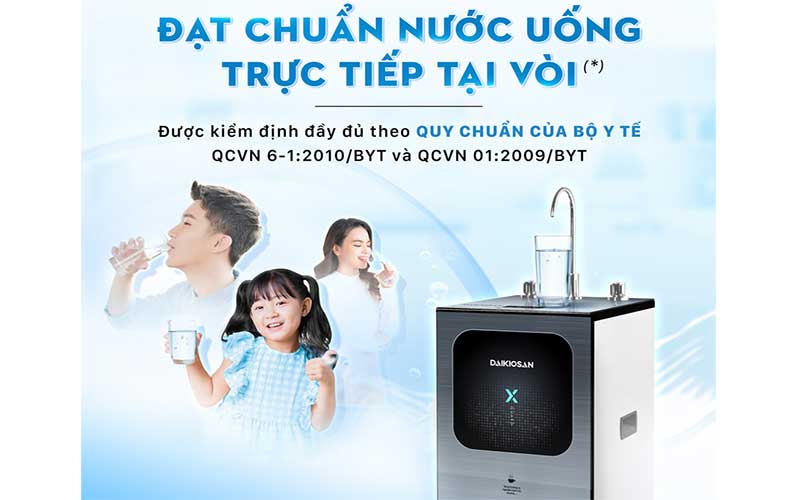 Máy lọc nước từ trường nóng nguội Daikiosan X-Guard DSW-36211M - Hàng chính hãng