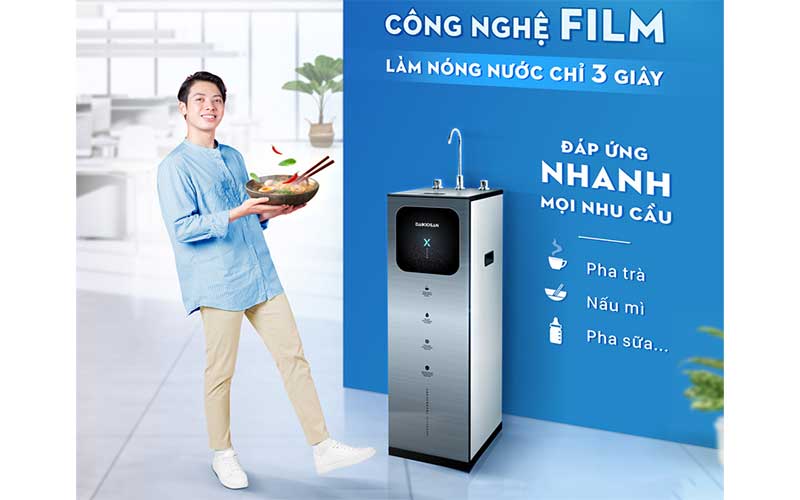 Máy lọc nước từ trường nóng nguội Daikiosan X-Guard DSW-36211M - Hàng chính hãng
