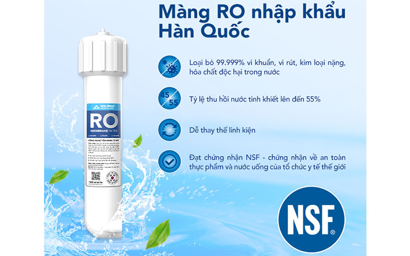 Máy lọc nước RO nóng nguội lạnh Hòa Phát HPN685 - Hàng chính hãng