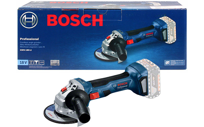Máy mài góc Bosch GWS180-LI (06019H90K1) - Hàng chính hãng