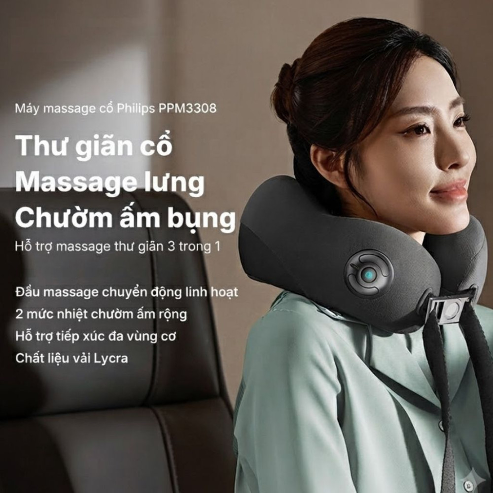 Máy massage cổ Philips PPM3308 - Hàng chính hãng