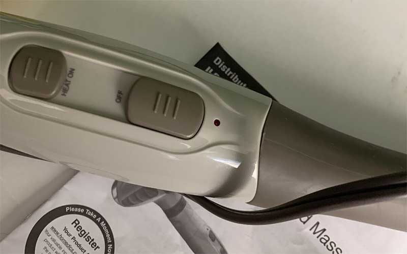 Máy massage cầm tay 2 đầu kèm nhiệt Homedics HHP-230-BL - Hàng chính hãng