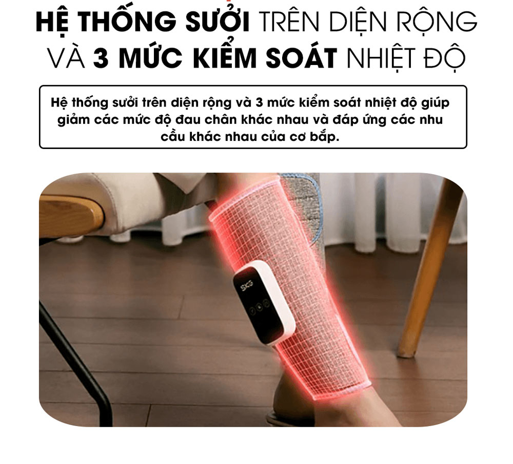 Máy massage chân SKG BM3-E - Hàng chính hãng