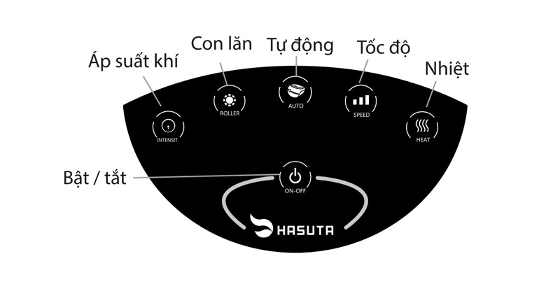 Máy massage chân cao cấp Hasuta HMF-260 - Hàng chính hãng