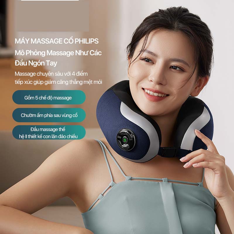 Máy massage cổ vai gáy Philips PPM3502 - Hàng chính hãng