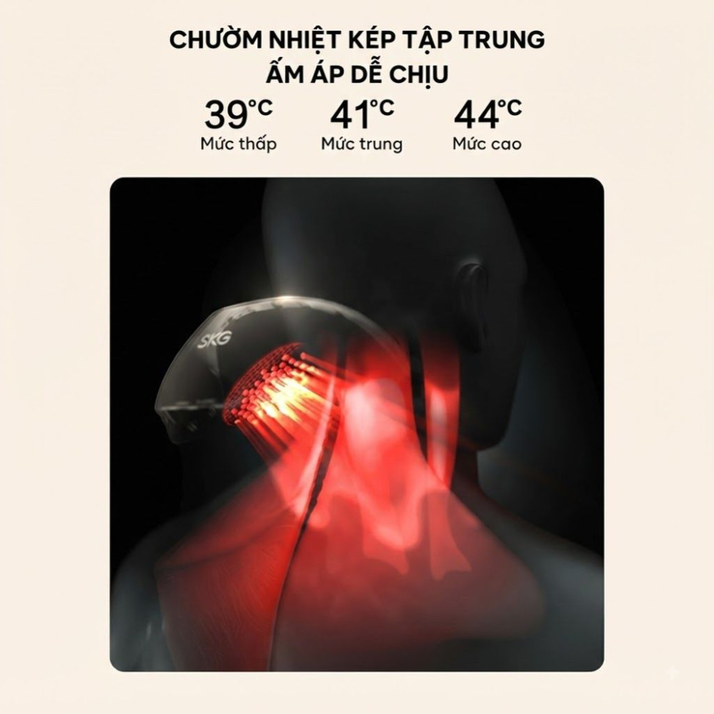 Máy massage cổ vai gáy SKG H7 Ultra E - Hàng chính hãng