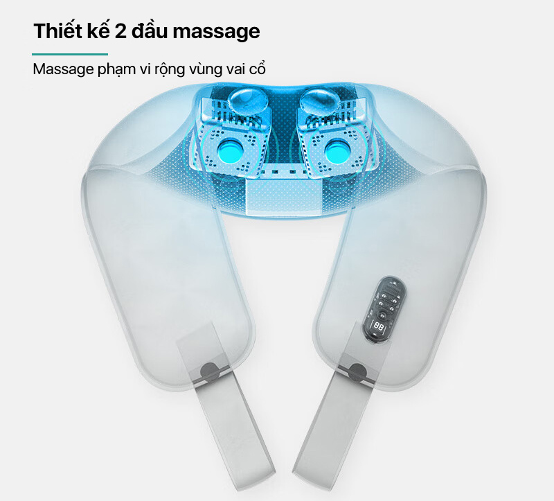 Máy massage cổ vai gáy Philips PPM3201N - Hàng chính hãng