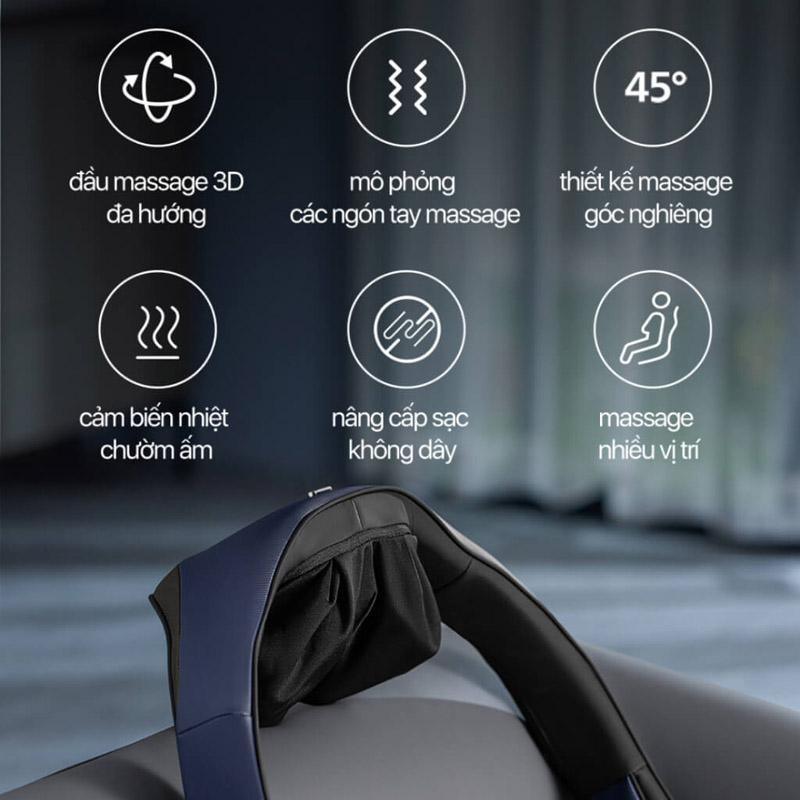 Máy massage cổ vai gáy Philips PPM3521 - Hàng chính hãng